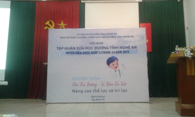 PGD&ĐT Diễn Châu: Tập huấn triển khai chương trình sữa học đường "Vì tầm vóc Việt"